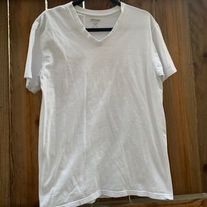 White Kirkland V-Neck T-Shirt